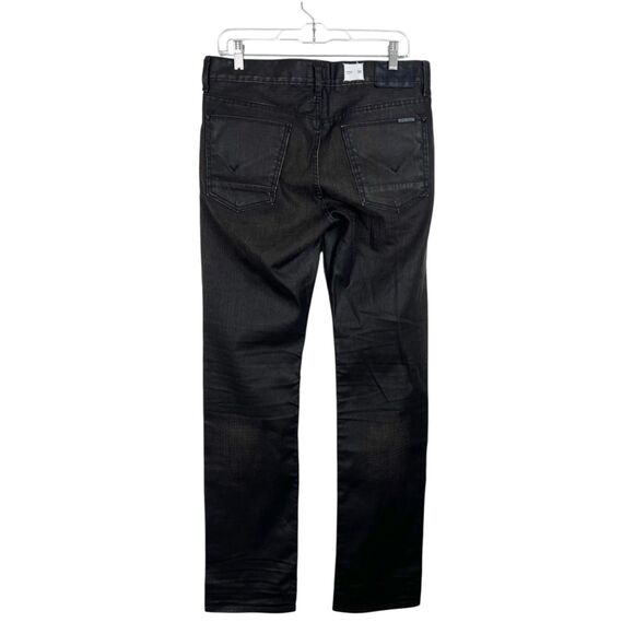 Hudson Byron 5 Pocket Straight Jeans Men 32 Brown Denim Cotton Button Fly USA - Picture 2 of 14